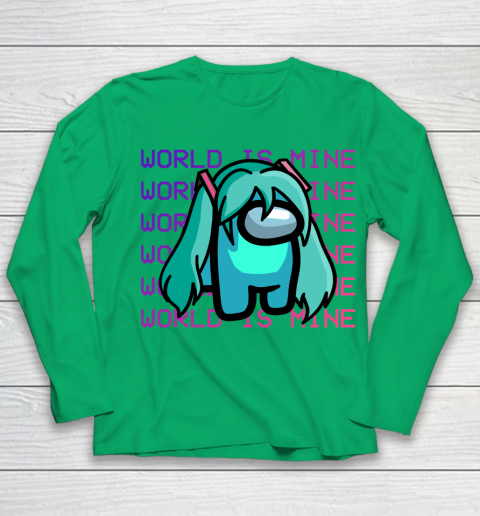 Among Us Shirt Hatsune Miku Imposter Youth Long Sleeve 4