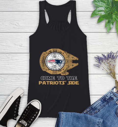 NFL Come To The New England Patriots Wars Football Sports Racerback Tank