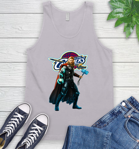 NBA Thor Avengers Endgame Basketball Cleveland Cavaliers Tank Top 4