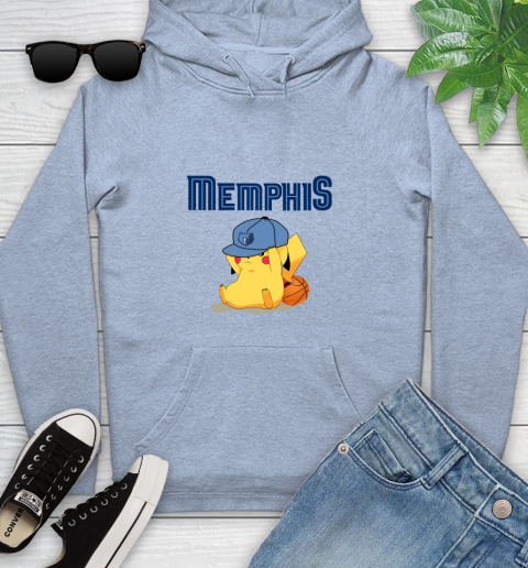 NBA Pikachu Basketball Sports Memphis Grizzlies Youth Hoodie 10