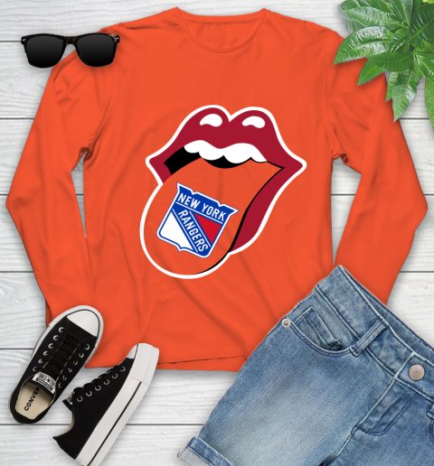 New York Rangers NHL Hockey Lips I Root For My Team Adoring Fan 128