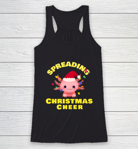 Funny Christmas 2020 Shirt Axolotl Christmas lights Gift Racerback Tank