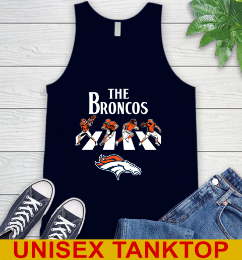 NFL Football Denver Broncos The Beatles Rock Band Shirt Tank Top 2