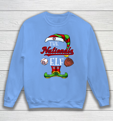 Washington Nationals Christmas ELF Funny MLB Sweatshirt 8