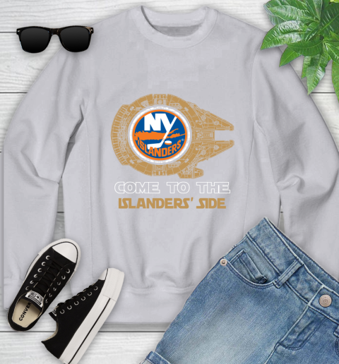 NHL Come To The New York Islanders Wars Hockey Sports Youth Sweatshirt 3