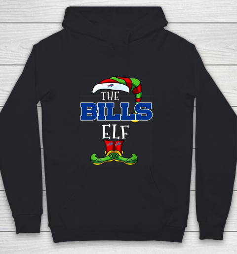 Buffalo Bills Christmas ELF Funny NFL Youth Hoodie