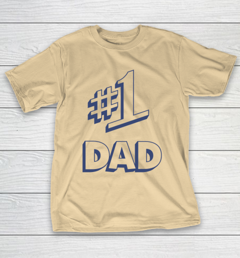 Number 1 Dad #1 Dad T-Shirt 5