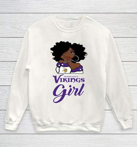 Minnesota Vikings Girl NFL Youth Sweatshirt 2