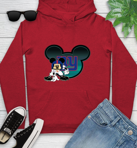 NFL New York Giants Mickey Mouse Disney Football T Shirt Youth Hoodie 11