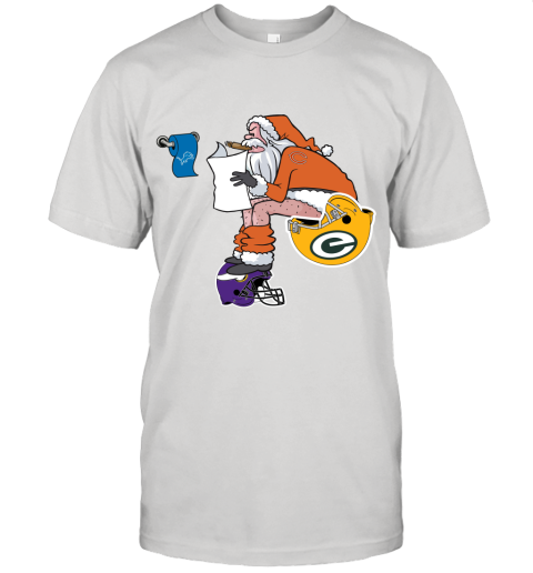 Santa Claus Chicago Bears Shit On Other Teams Christmas Unisex Jersey Tee