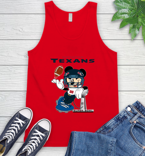 NFL Houston Texans Mickey Mouse Disney Super Bowl Football T Shirt Tank Top 6