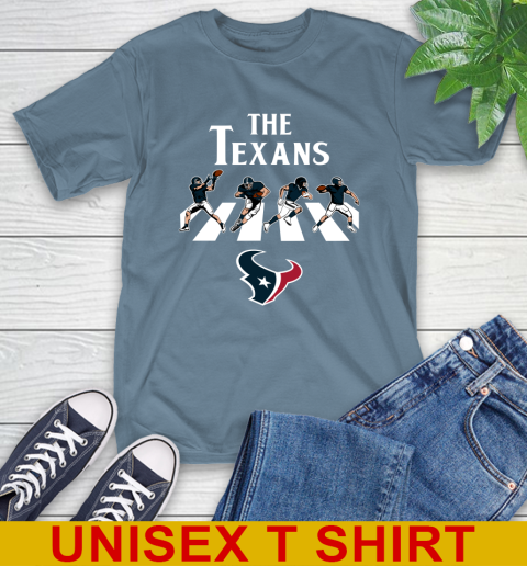 NFL Football Houston Texans The Beatles Rock Band Shirt T-Shirt 8