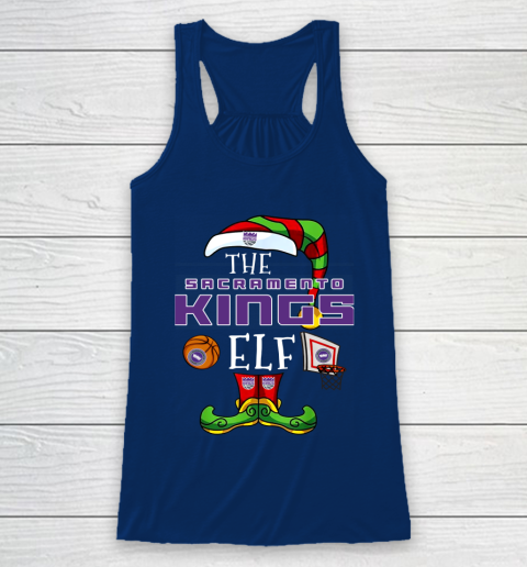 Sacramento Kings Christmas ELF Funny NBA Racerback Tank 6