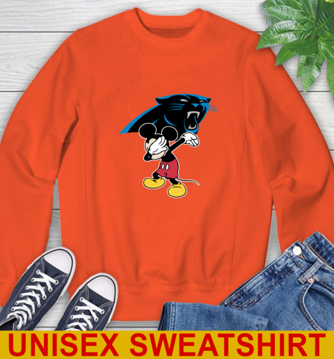 Carolina Panthers NFL Football Dabbing Mickey Disney Sports Sweatshirt 4
