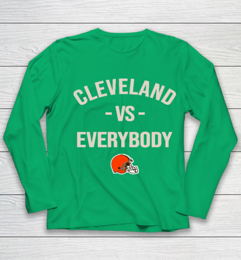Cleveland Browns Vs Everybody Youth Long Sleeve 4