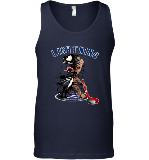 NHL Tampa Bay Lightning Hockey Venom Groot Guardians Of The Galaxy 2v04AAHRE97 unisex tank 17 95 151514 front navy