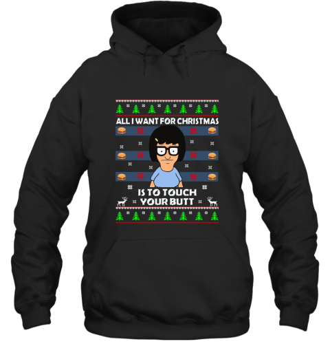 All I Want For Christmas Is To Touch Your Butt Hoodie