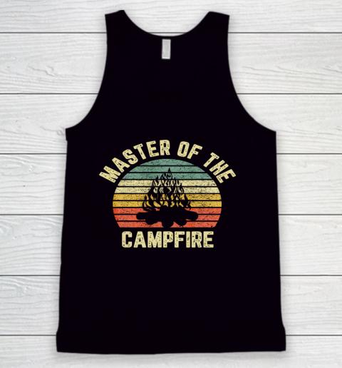 Master of the Campfire Camping Shirt Vintage Camper Tank Top