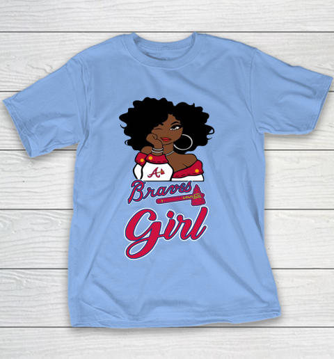 Atlanta Braves Girl MLB Youth T-Shirt 10