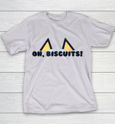 Blueys Oh Biscuits Mums Dad Cartoon Mothers Youth T-Shirt 2