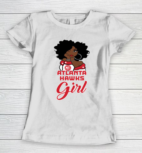 Atlanta Hawkss Girl NBA Women's T-Shirt 3