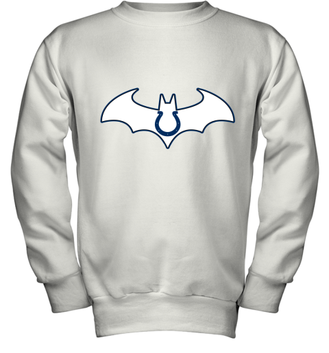 We Are The Indianapolis Colts Batman NFL Mashup Youth Sweatshirt