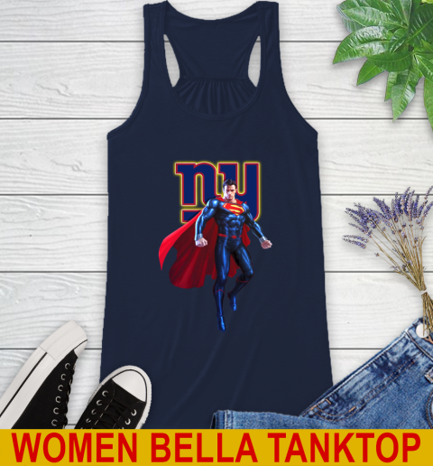 NFL Superman DC Sports Football New York Giants Racerback Tank 11