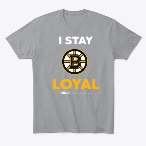 2xoh boston bruins i stay loyal classic t shirt 2 front sport grey