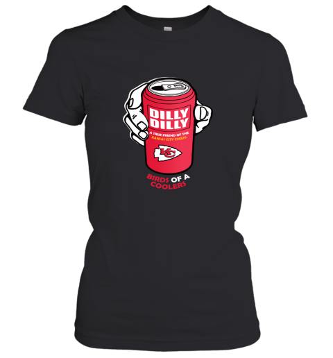 Bud Light Dilly Dilly! Kansas City Chiefs Birds Of A Cooler Women's T-Shirt