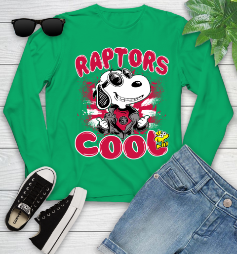 NBA Basketball Toronto Raptors Cool Snoopy Shirt Youth Long Sleeve 6