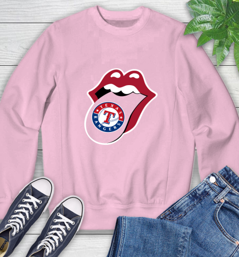 Texas Rangers MLB Baseball Lips I Root For My Team Adoring Fan 33