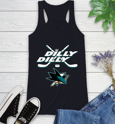 NHL San Jose Sharks Dilly Dilly Hockey Sports Racerback Tank 10