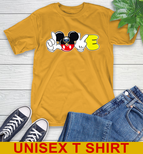 Buffalo Sabres NHL Hockey Love Mickey Disney Sports T-Shirt 3