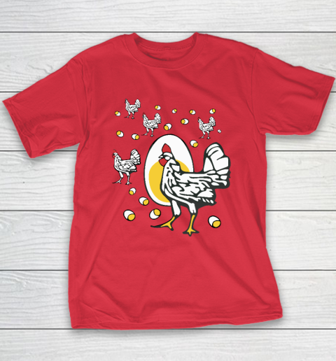 Roseanne Chicken Shirt  Funny Roseanne Rooster and Egg Youth T-Shirt 7