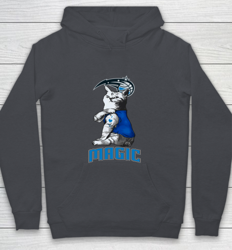 NBA Basketball My Cat Loves Orlando Magic Youth Hoodie - Image 6