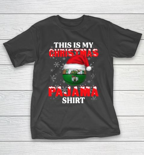 Boston Celtics This Is My Christmas Pajama Shirt NBA T-Shirt