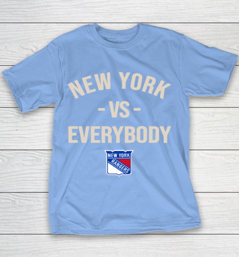 New York Rangers Vs Everybody Youth T-Shirt 8