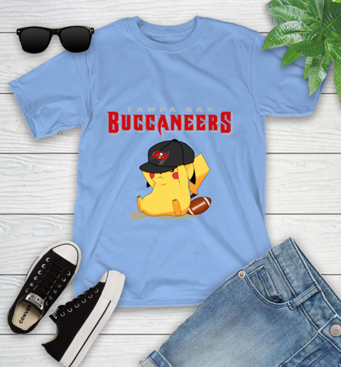 NFL Pikachu Football Tampa Bay Buccaneers Youth T-Shirt 11