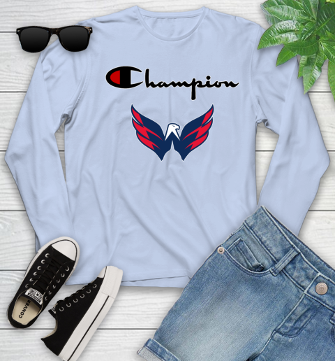 NHL Hockey Washington Capitals Champion Shirt Youth Long Sleeve 6