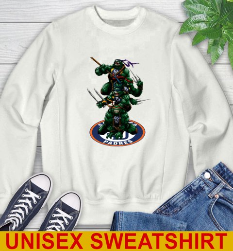 MLB Baseball San Diego Padres Teenage Mutant Ninja Turtles Shirt Sweatshirt