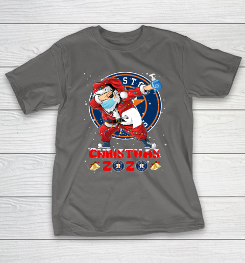 Houston Astros Funny Santa Claus Dabbing Christmas 2020 MLB T-Shirt 8
