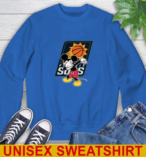 Phoenix Suns NBA Basketball Dabbing Mickey Disney Sports Sweatshirt 9