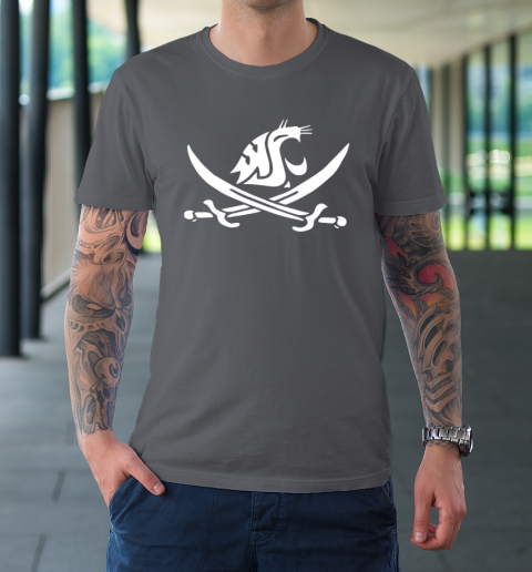 WSU Pirate Shirt Mike Leach WSU Pirate Sword T-Shirt 6