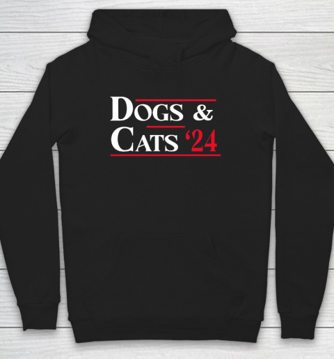 Dogs and Cats 2024 They're Eating The Dogs Hoodie