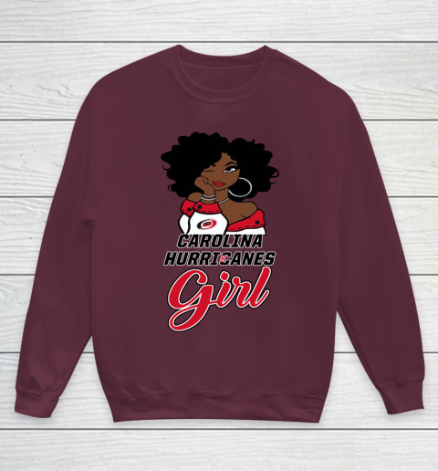 Carolina Hurricanes Girl NHL Youth Sweatshirt 5