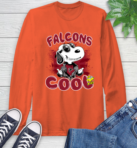 NFL Football Atlanta Falcons Cool Snoopy Shirt Long Sleeve T-Shirt 4