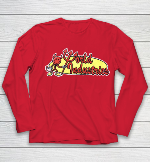 World Industries Devil Satan Hook Ups Skate Hookups Hook Ups Vintage 90's Youth Long Sleeve 8