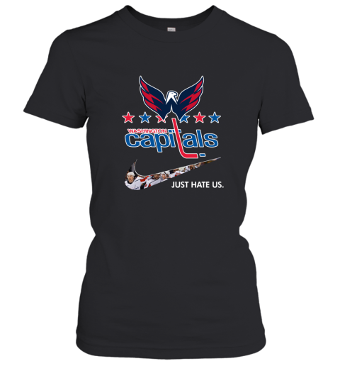 NHL Team Washington Capitals x Nike Just Hate Us Hockey Women's T-Shirt