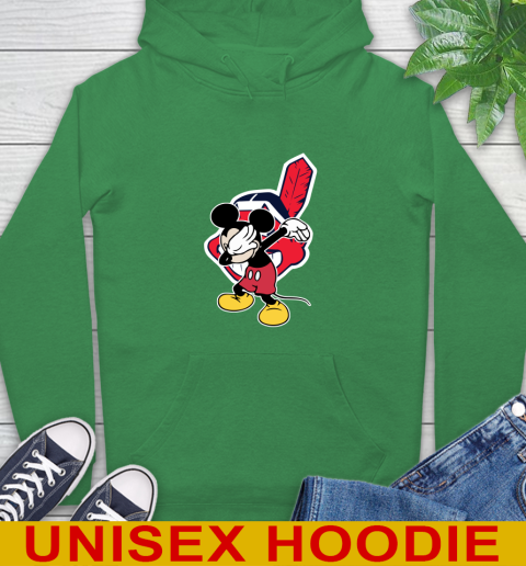 Cleveland Indians MLB Baseball Dabbing Mickey Disney Sports Hoodie 8