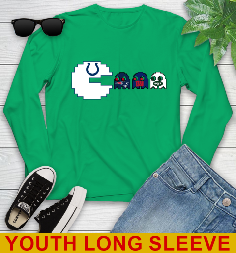 Indianapolis Colts NFL Football Pac Man Champion Youth Long Sleeve 7